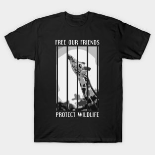 free our friends - giraffes T-Shirt